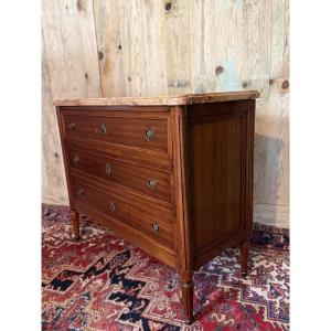 Louis XVI Style Mahogany Chest Of Drawers. 