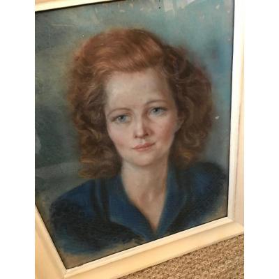 Pastel Portrait Woman