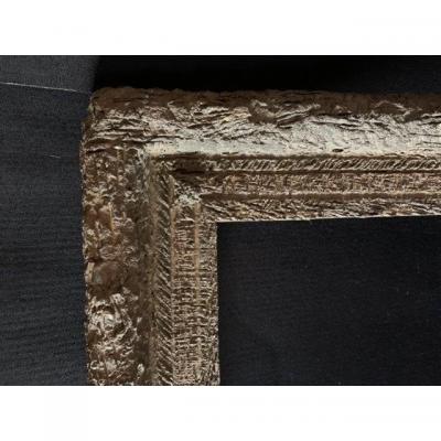 Pair Of Frames In Trompe-l'oeil Of Bark.