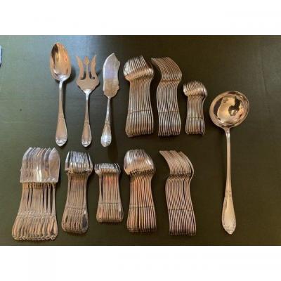 Cutlery / Flatware In Silver Metal