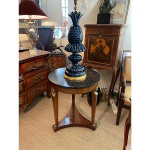 Pied De Lampe Ananas Céramique ‘1970.
