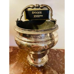 Holy Water Bucket Or Sprinkler From XVIIIth Century.