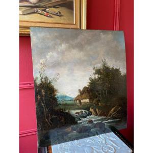 Oil On Panel XVIIIth Century