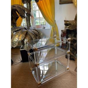 Table Desserte En Altuglass. Design Vers 1970. 