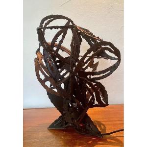 Steel Sculpture Lamp 