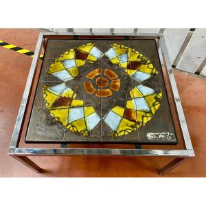 Coffee Table Signed Belarti Circa 70