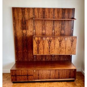 Modular Bookcase A System By Louis Paolozzi In Rio Rosewood