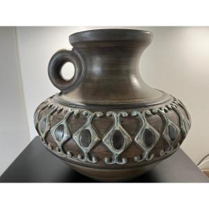 Ceramic Vase By Jean De Lespinasse