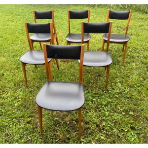 Set Of 6 Scandinavian-style Chairs