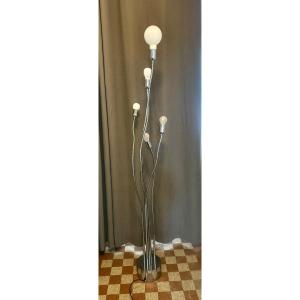 5-branch Floor Lamp In The Style Of Folie Stone