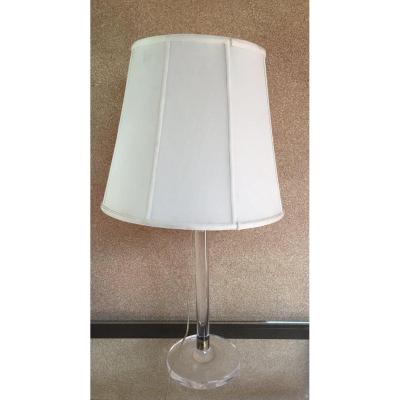 Plexi Lamp And Brass Circa 70