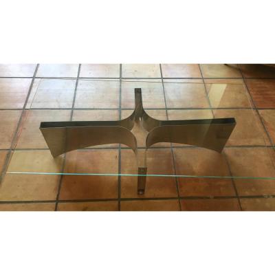 Dlg Stainless Steel Coffee Table By Francois Monnet
