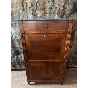 Louis XVI Period Walnut Secretary