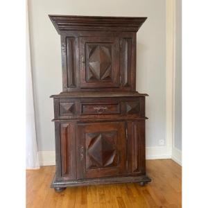 Louis XIII Period Two-part Sideboard With Recess