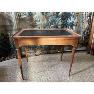 Small Natural Wood Desk From The Late 19th Century Directoire