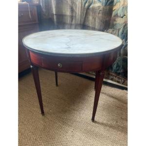 Important Louis XVI Style Mahogany Bouillotte Table