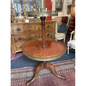 Important Mute Mahogany Servant From The Early 19th Century In Louis XVI Style