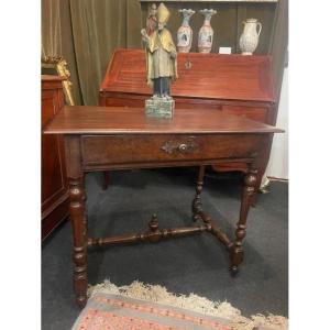 Natural Wood Table From The Late 18th Century