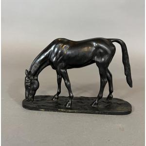 Bronze Animal Sculpture, Horse, Gaston d'Illiers