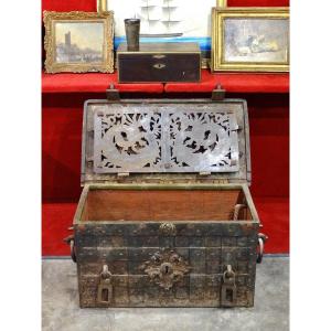 Corsair's Chest Decorated With Sirens Nuremberg High Period 17th Century 