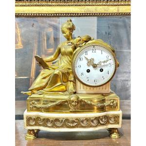 Bronze Clock, XVI Style, XIXth Century
