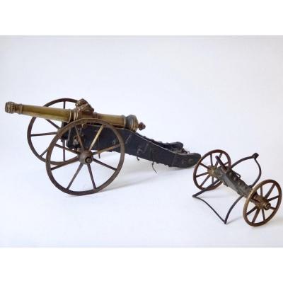 Miniature Honorary Cannon Model Of A Gribeauval-type Arsenal From The Empire Period 