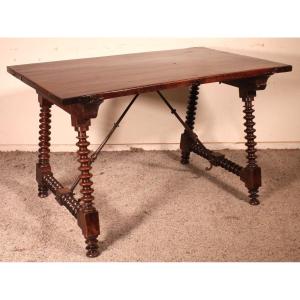 Spanish Walnut Table, 17th Century