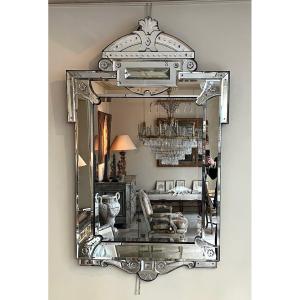 Large Murano Mirror, Late 19th Century