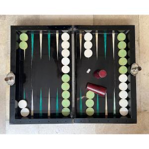 Backgammon Set, Ebony And Ivory, 18th Century