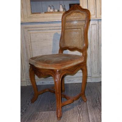Set Of 6 Dining Chairs French Regence Style