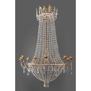 Large 18th Century Italian Chandelier