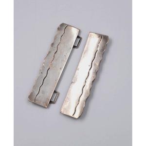 Line Vautrin: Belt Buckle In Silver Bronze