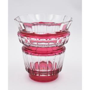 Bolero Crystal Vase By Charles Graffart For Val Saint Lambert
