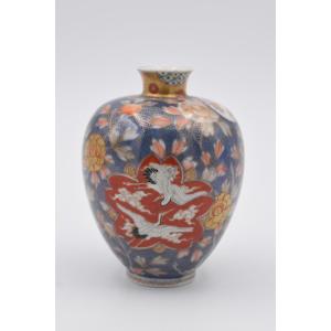 Fukagawa Porcelain Vase, Japan, Signed, Early 20th Century