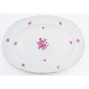 Porcelain Dish "bouquet Of Raspberries" Herend Hungary