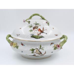 Herend Rothschild Large Porcelain Soup 