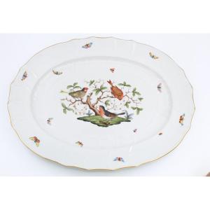 Herend Rothschild Large Porcelain Dish