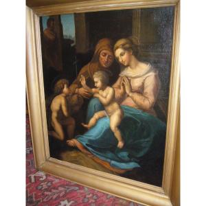 Italian School Madonna D After Raphael
