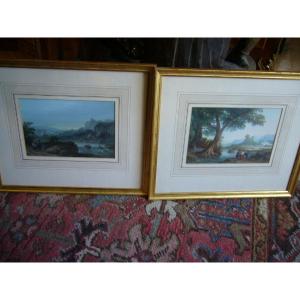 P. Zarra Pair Of Landscapes