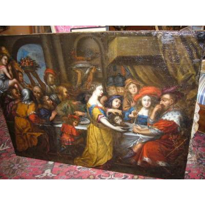 The Feast Of Herod D After Rubens