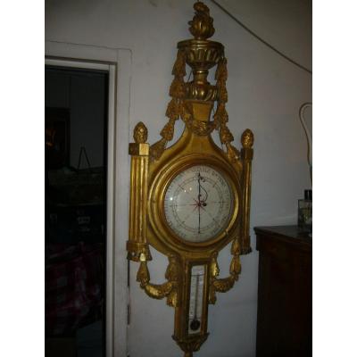 Louis XVI Barometer-thermometer