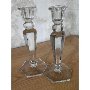 Baccarat, Crystal Candlesticks