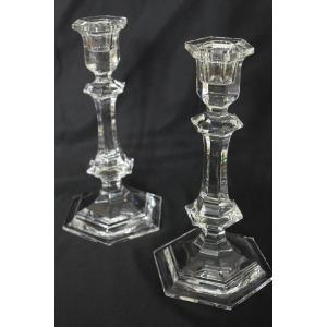 Baccarat, Crystal Candlesticks