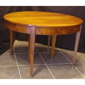 Solid Walnut Band Table.