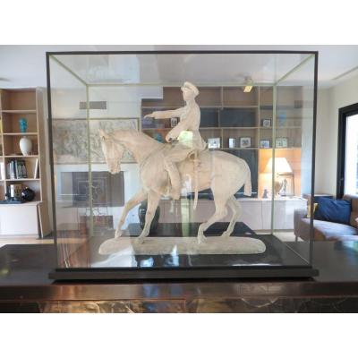 Equestrian Sculpture Mounted Part Leopold Ll Kings Of The Belgians