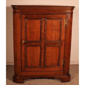 Oak Corner Cupboard Circa 1800