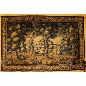 Verdure Tapestry From Flanders From The 17th Century