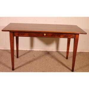 Small 19th Century Cherry Wood Farmhouse Table