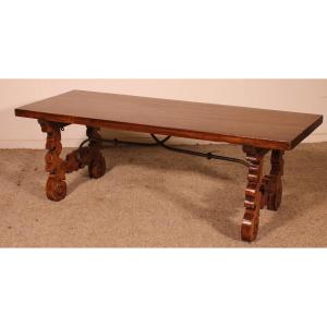 Spanish Walnut Coffee Table - 17th Century