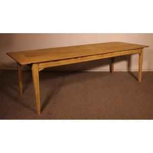 19th Century Oak Farm Table, 2.60m Long X 93cm Wide